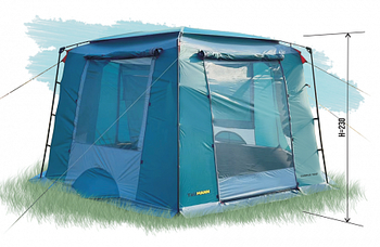 Шатер TauMann Campus Tent - Шатры и тенты - Шатры - Классические - Магазин туристических палаток svetlozar.ru